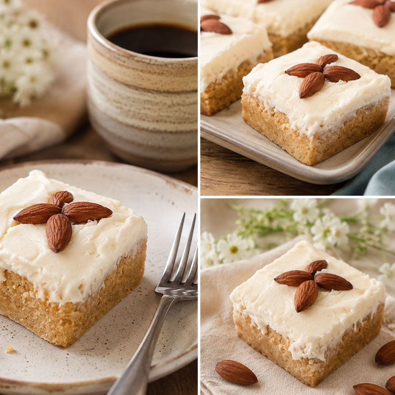 Chewy Almond Bars